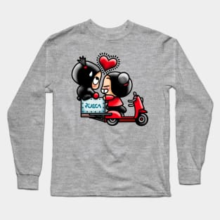 Pucca loves Garu Long Sleeve T-Shirt